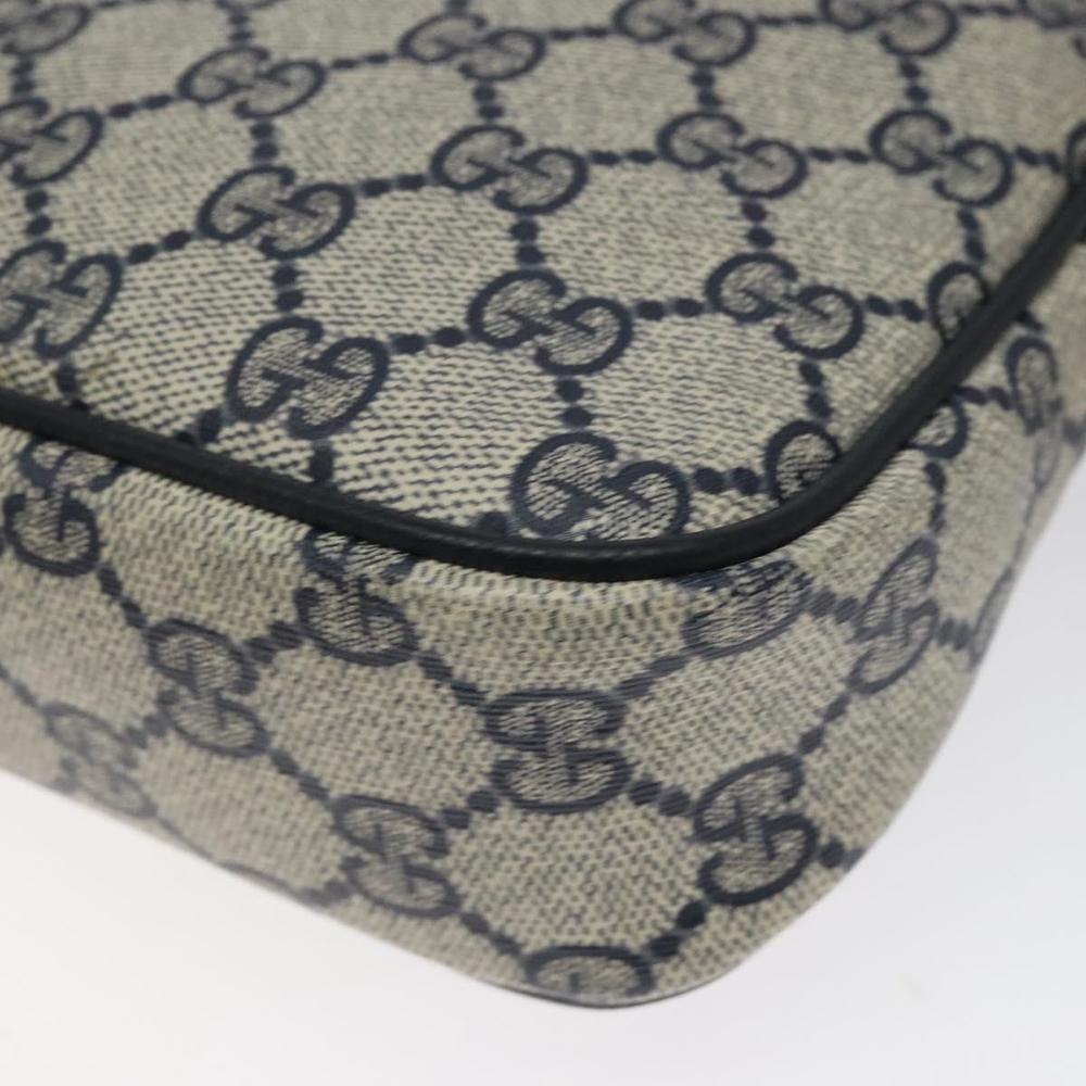 GUCCI GG Supreme Shoulder Bag PVC Navy Gold 97 02 068 Auth 117580 - Picture 16 of 16